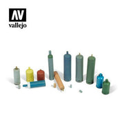 Vallejo Scenics Modern Gas Bottles, 1:35 Scale – SC209 exact product photo