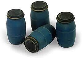 Vallejo SC210 actual four painted modern plastic drums no.1 model examples