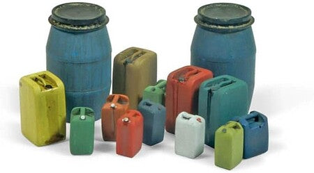 Vallejo Scenics Assorted Modern Plastic Drums #2, 1:35 Scale – SC211 exact product photo