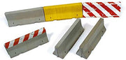 Vallejo SC214 actual four painted concrete barriers model examples