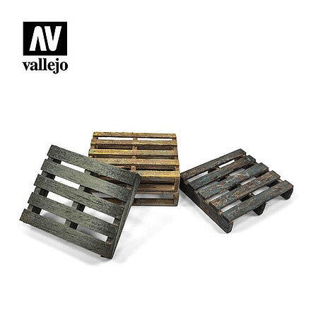 Vallejo Scenics Wooden Pallets, 1:35 Scale – SC233 exact product photo