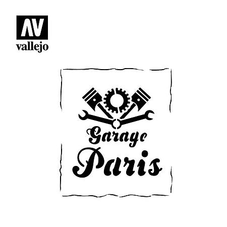 Vintage Garage Repair Sign Stencil - product image