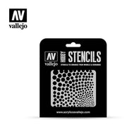 Vallejo SF002 Circle Textures 1:35 Airbrush Stencil 125 x 125mm - view 2