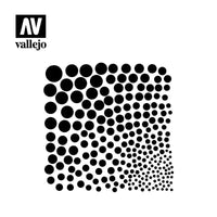 Vallejo SF002 Circle Textures 1:35 Airbrush Stencil 125 x 125mm - view 4