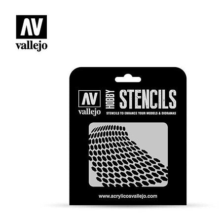 DISTORT HONEYCOMB STENCIL - product image