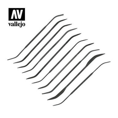 Vallejo Budget Riffler File Set (10) – T03003 — exact Vallejo product photo