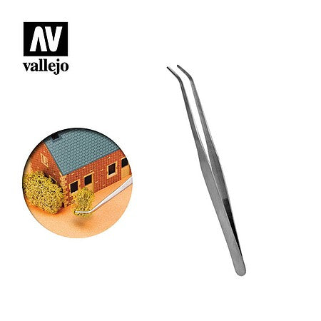 STRONG CUVED SS TWEEZERS - product image