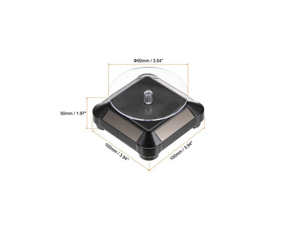 3.5´´ Solar Rotating Display Stand with Black Base for 1/64 Scale Model Cars11