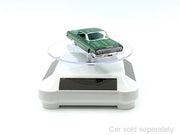 3.5´´ Solar Rotating Display Stand with White Base for 1/64 Scale Model Cars image 2