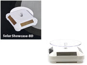 3.5´´ Solar Rotating Display Stand with White Base for 1/64 Scale Model Cars image 4
