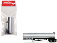Elliptical Tanker Trailer Silver 1/87 (HO) Plastic Model by Promotex image 3