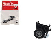 Single Axle Trailer Chassis 1/87 (HO) Plastic Model by Promotex image 2