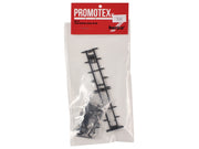 Container Chassis for 2-Axle 40ft Trailer 1/87 (HO) Plastic Model by Promotex image 3