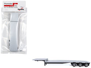 3-Axle Dropdeck Flatbed Trailer Silver Top 1/87 (HO) Plastic Model by Promotex image 3