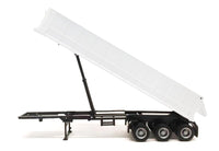 Promotex three-axle dump trailer white 1:87 HO 005340W, product image 1