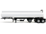 Tag-Axle Elliptical Tanker Trailer White 1/87 (HO) Plastic Model by Promotex image 2