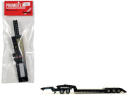 Heavy Equipment Lowboy Trailer with Jeep Black 1/87 (HO) Plastic Model by Promotex image 2