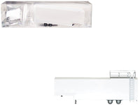 Race Horse Transport Trailer White 1/87 (HO) Plastic Model by Promotex image 3