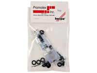 Chrome Chassis Kit for Kenworth or Peterbilt Cab 1/87 (HO) Plastic Model by Promotex image 3