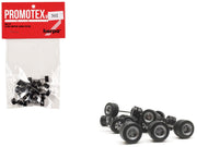 Goldhofer Trailer Wheelsets (12 Sets) 1/87 (HO) Plastic Model by Promotex image 2