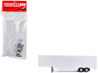 48ft Moving Van Trailer Light Gray 1/87 (HO) Plastic Model by Promotex image 3