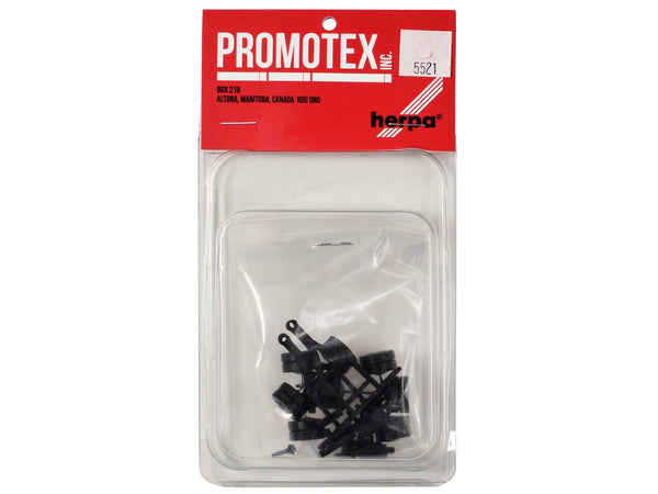 Lowboy Single Axle Booster with Integrated Rear Axle and Fenders (2 Sets) 1/87 (HO) Plastic Model by Promotex image 3