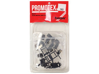 Lowboy Dual Axle Booster with Integrated Rear Axle and Fenders (2 Sets) 1/87 (HO) Plastic Model by Promotex image 3