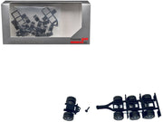 Lowboy Tri-Axle Booster with Integrated Rear Axle and Fenders (2 Sets) 1/87 (HO) Plastic Model by Promotex image 2