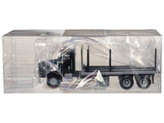 Kenworth T800 Stake Bed Truck Black 1/87 (HO) Plastic Model Car by Promotex image 3