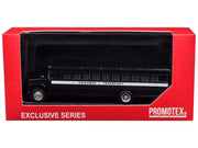 Prisoner Transport Bus Black 1/87 (HO) Plastic Model Car by Promotex image 3