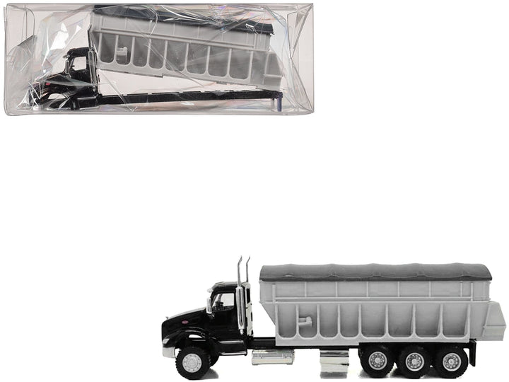 Peterbilt 579 Potato/Sugar Beet Truck Black 1/87 (HO) Plastic Model Car by Promotex image 2