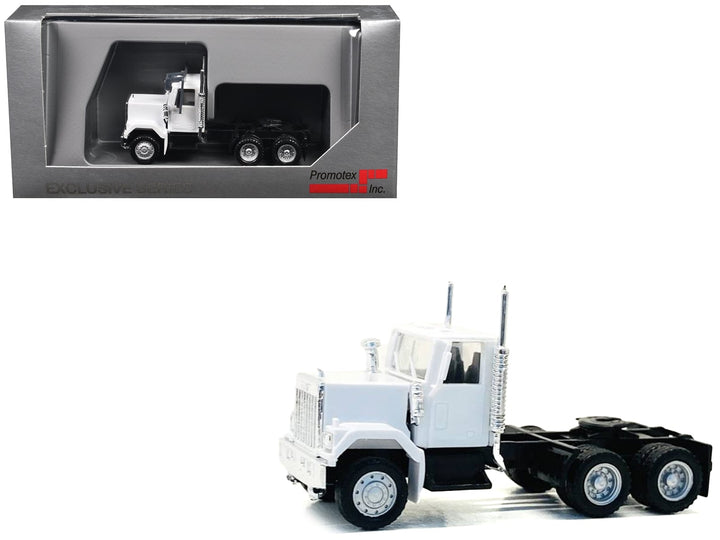 GMC Short Day Cab White 1/87 (HO) Plastic Model Car by Promotex image 2