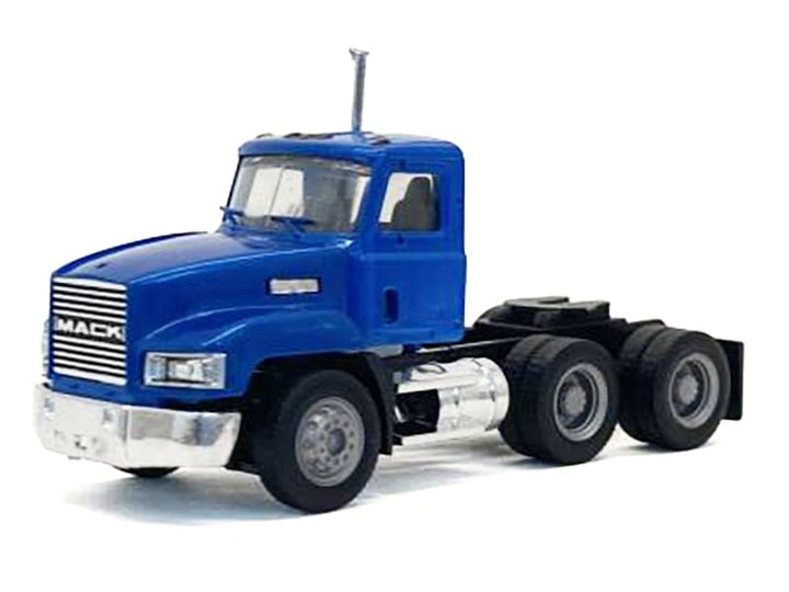 Mack 603 Short Day Cab Blue Metallic 1/87 (HO) Plastic Model Car by Promotex image 2