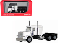 Peterbilt Long Tractor White 1/87 (HO) Plastic Model Car by Promotex image 2
