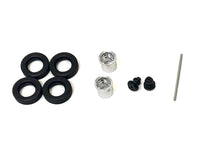 Promotex rear hypoid wheelset chrome 1:87 HO 054866BK, product image 2