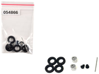 Promotex rear hypoid wheelset chrome 1:87 HO 054866BK, product image 3