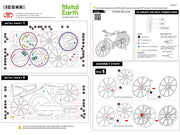 Model Kit Classic Bicycle "Bon Voyage" (Challenging Difficulty) Steel Model by Metal Earth image 4