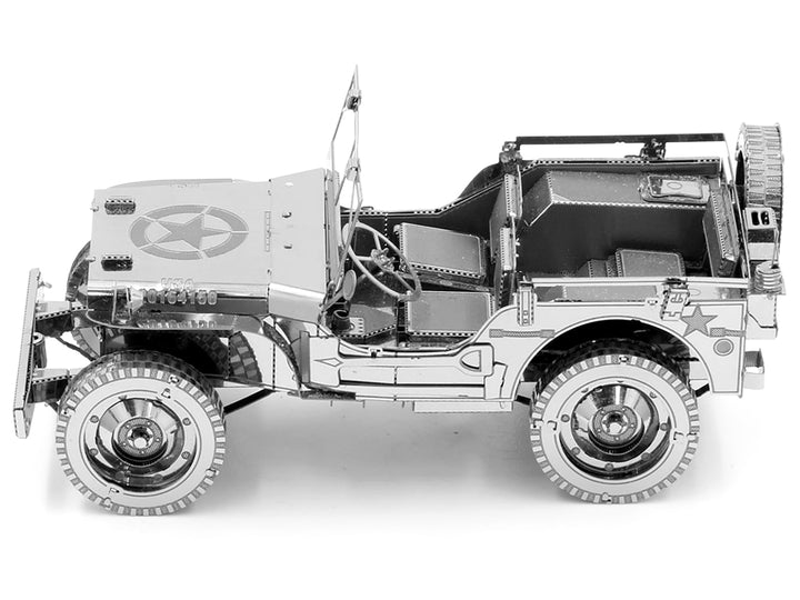 Model Kit Willys Overland Jeep (Challenging Difficulty) Steel Model by Metal Earth image 2