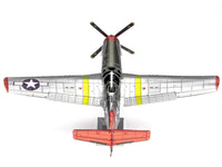 Model Kit North American P-51D Mustang Fighter Aircraft "Tuskegee Airmen Duchess Arlene 100th Fighter Squadron" United States Army Air Forces (Challenging Difficulty) Steel Model by Metal Earth image 3