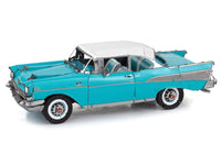 Model Kit 1957 Chevrolet Bel Air Turquoise with White Top (Challenging Difficulty) Steel Model by Metal Earth image 3