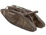 Model Kit British Mark IV Tank (Moderate Difficulty) Steel Model by Metal Earth image 3
