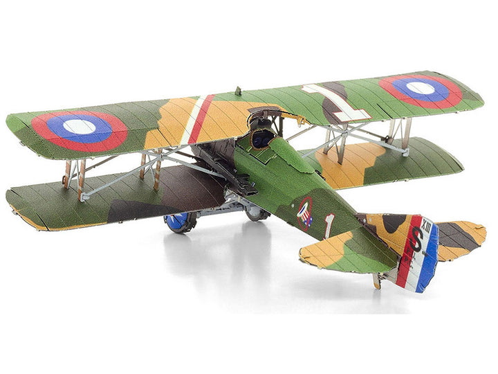 Model Kit SPAD S.XIII Fighter Aircraft "World War I" French Air Force (Moderate Difficulty) Steel Model by Metal Earth image 2