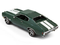 Model Kit 1970 Chevrolet Chevelle SS Green with White Stripes (Challenging Difficulty) Steel Model by Metal Earth image 3