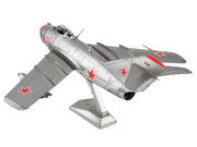 Model Kit Mikoyan-Gurevich MiG-15 Fighter Aircraft "Korean War" Soviet Air Force (Moderate Difficulty) Steel Model by Metal Earth image 3