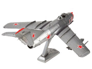 Model Kit Mikoyan-Gurevich MiG-15 Fighter Aircraft "Korean War" Soviet Air Force (Moderate Difficulty) Steel Model by Metal Earth image 4