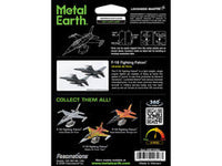 Metal Earth Lockheed Martin F-16 Fighting Falcon Ukrainian Air Force steel model kit 72 parts 1-ME1046U, view 5
