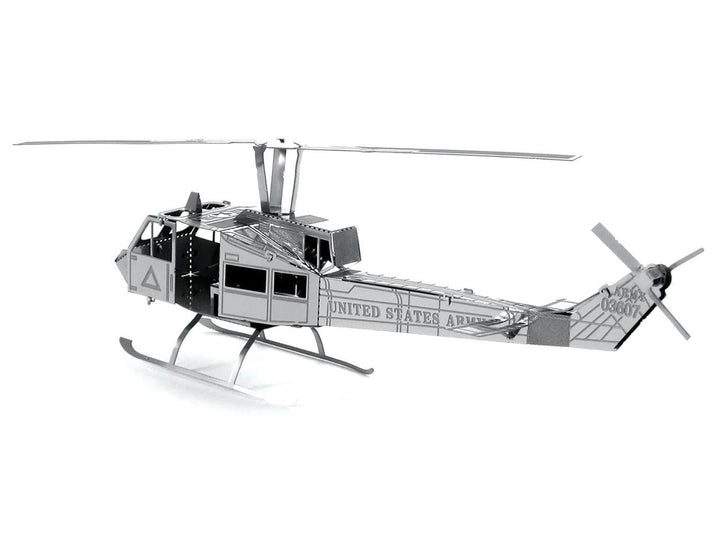 Model Kit Bell UH-1 Iroquois "Huey" Helicopter "United States Army" (Easy Difficulty) Steel Model by Metal Earth image 2