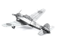 Metal Earth Mitsubishi Zero Fighter Imperial Japanese Navy steel model kit 15 parts moderate 1-MMS028, view 4