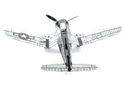 Model Kit Vought F4U Corsair Fighter Aircraft "United States Navy" (Moderate Difficulty) Steel Model by Metal Earth image 2
