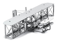 Model Kit Wright Brothers Airplane (Moderate Difficulty) Steel Model by Metal Earth image 3